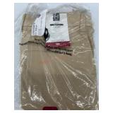 Men's Beige Slim-Fit Shorts, Size 34