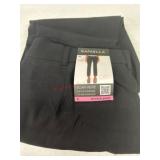Rafaella Women's Stretch Pants, Size 6, Black