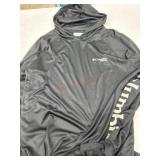 Columbia Black Hooded Long-Sleeve Shirt