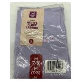Girls' Active Flare Leggings, Size 7/8