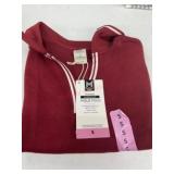 Sandwash Pique Polo in Red, Size S