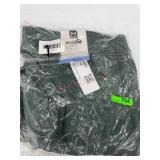 Men's Green Sandwash Fabric Pants