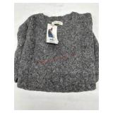 Gray Cable Knit Sweater, Size Small