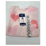 Pink Sweater with Heart Pattern, Size XS (4/5)