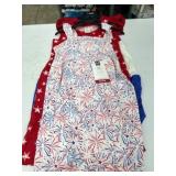 Three Girls' Knit Dresses, Size M (7/8)