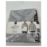 Men's Geometric Pattern Short-Sleeve Shirt, 4XL