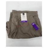 Women's Wide Leg Trousers, XXL, Taupe