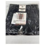 Black Stretch Hybrid Cargo Shorts, Size 42