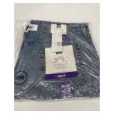 Men's Relaxed Fit Premium Denim Jeans, Size 36x34