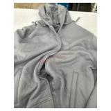 Men's Gray Hooded Jacket, Size XXXL