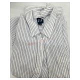 XL Long Sleeve Button-Down Striped Shirt