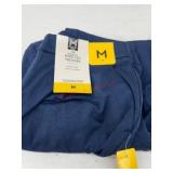Women's Navy Wide-Leg Trousers, Size M