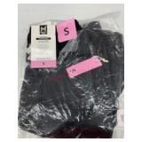 Women's Black Sandwash Jogger Pants, Size S