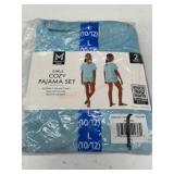 Girls' Cozy 2-Piece Pajama Set, Size 10/12