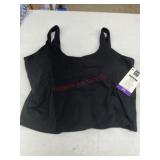 Women's Everyday Black Active Tank, XXL