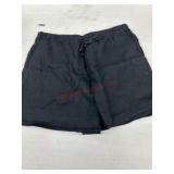 Women's Black Drawstring Shorts, Size Small