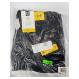 Men's Black Fleece Pants, Size M