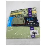 Men's Long-Sleeve T-Shirt in Green, Size XXL