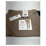 Men's Khaki 5-Pocket Pants, Size 42x32