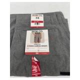 Iron Co. Stretch Hybrid Cargo Shorts, Size 34
