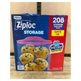 Ziploc Storage Gallon Bags, 208 Count