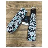 Compact Umbrella with Floral Design