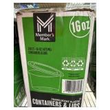 240 Translucent Plastic Containers and Lids