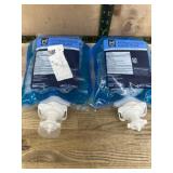 2 Antibacterial Hand Soap Refills With Dispensers