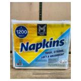 Pack of 1200 Disposable Napkins