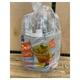 172 Clear Plastic Cups with 16 Oz Capacity