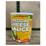 Cheddar Cheese Sauce in Metal Canister