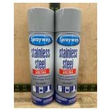Sprayway Stainless Steel Cleaner and Polish, 2-Pac