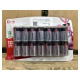 14-Pack Energizer D Alkaline Batteries