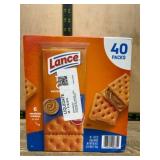 Lance Peanut Butter Sandwich Crackers, 40 Pack