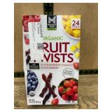 Organic Fruit Twists Box, 24-Count