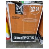 240 Translucent Plastic Containers with Lids