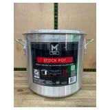 Aluminum Stock Pot With Handles, 24 Qt