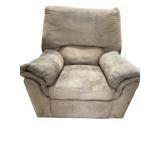 Taupe Microfiber Recliner Chair