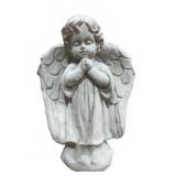 Concrete Praying Angel Figurine Statue