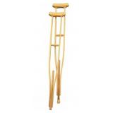 Wooden Adjustable Crutches