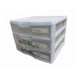 Sterilite ClearView 3-Drawer Organizer