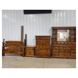 Solid Wood Bedroom Suite with Bed, Dressers