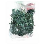 Plastic Bin With Holiday String Lights