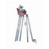 Decorative Gnome and Squirrel Wind Chime