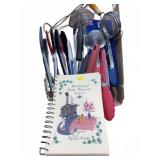Kitchen Utensil Lot with Cookbook