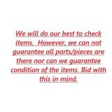Conditions of items.