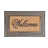 Rectangular Welcome Doormat With Border