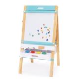 Wooden Kids' Art Easel with Magnetic Board