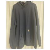 Carhartt XL Tall Navy Hoodie Original Fit