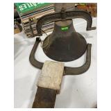 Crystal Metal Large Cast Iron Farm Bell